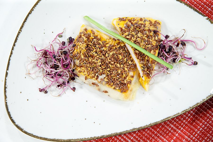 Receta de san jacobo de pollo y calabaza