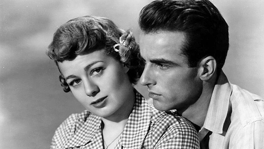Shelley Winters y Montgomery Clift  en 'Un lugar en el sol'
