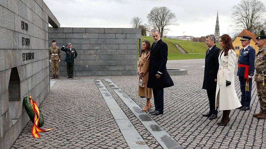 Los reyes Felipe y Letizia junto al príncipe heredero Federico de Dinamarca y su esposa, Mary Donaldson