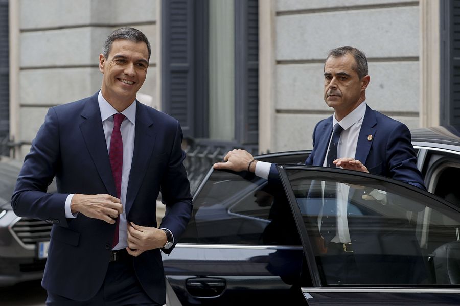 Debate de investidura de Sánchez: el candidato a la Presidencia del Gobierno por el PSOE llega al Congreso