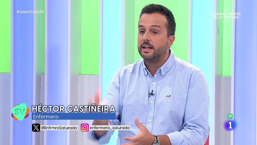 Héctor Castiñeira, alias Enfermera Saturada en Saber Vivir