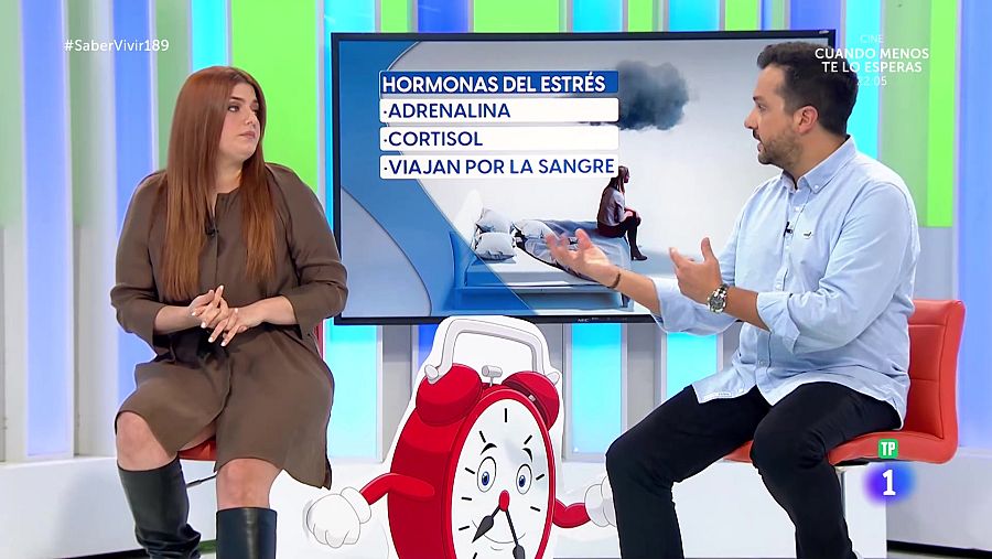 Héctor Castiñeira, alias Enfermera Saturada y la bióloga Tamara Pazos en Saber Vivir