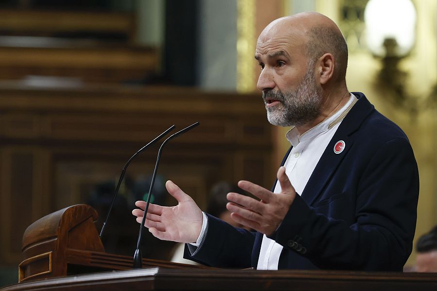 Debate de investidura de Sánchez: el portavoz del BNG, Néstor Rego