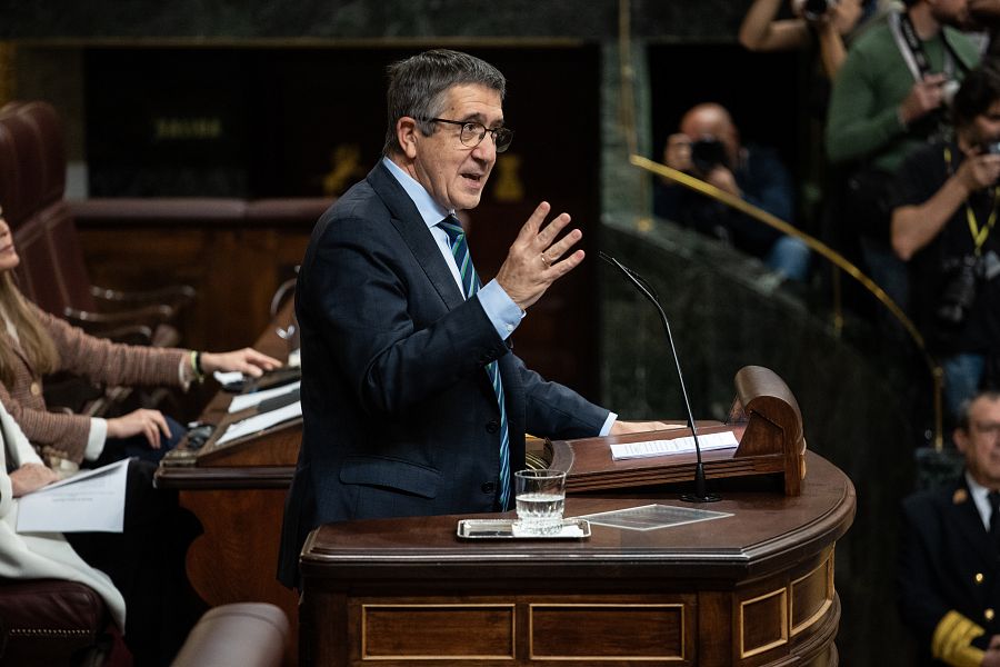 El portavoz del PSOE en el Congreso, Patxi López.
