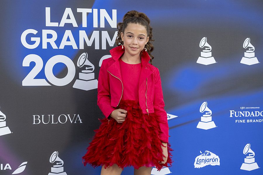 Sandra Valero, representante de España en Eurovisión Junior 2023, en los Latin GRAMMYs