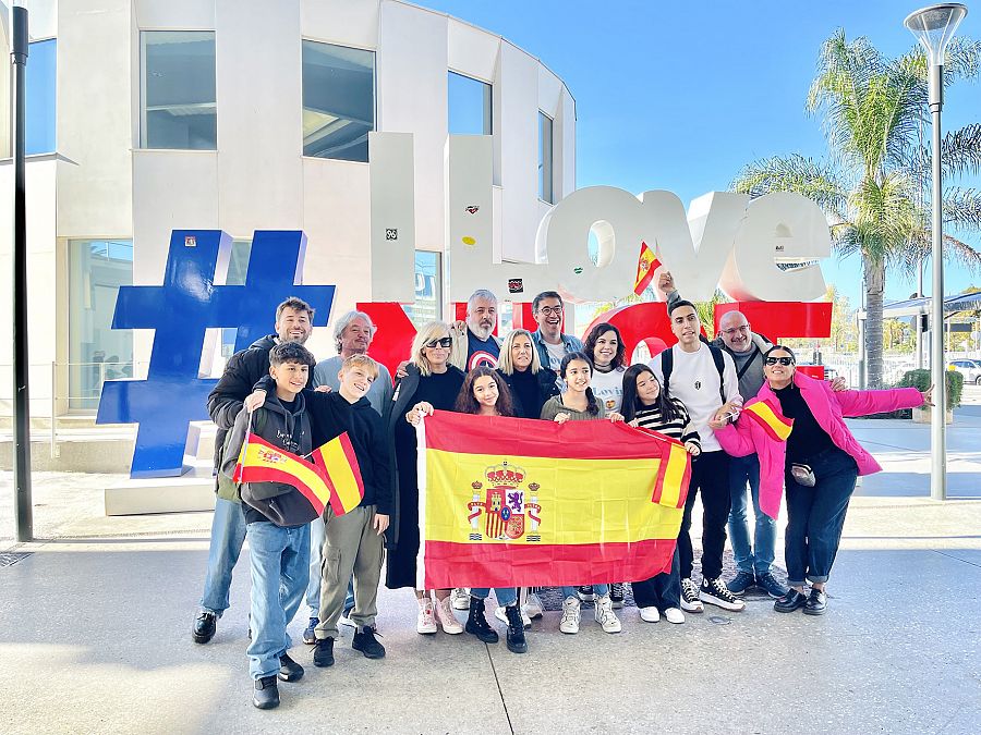 La delegación española en Niza