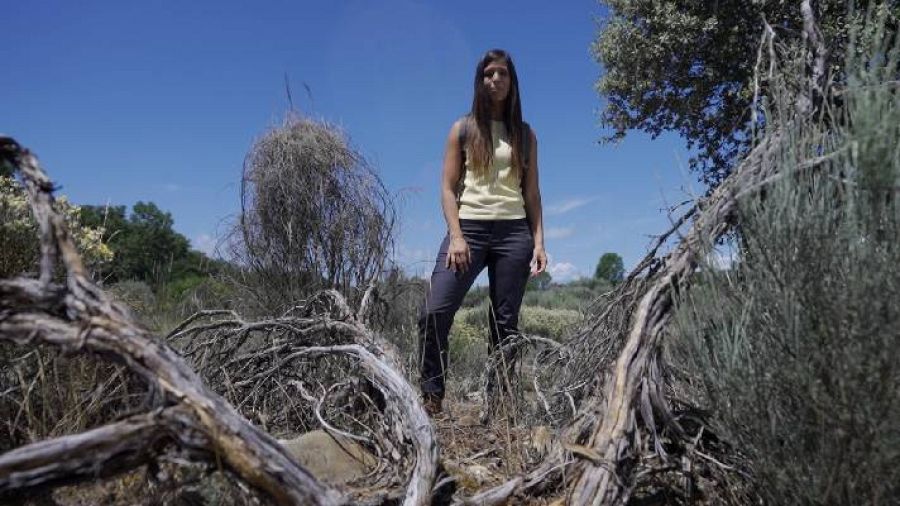 Evelyn Segura se desplaza hasta la Sierra de la Culebra