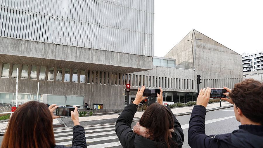 El colegio Aldapeta María Ikastetxea de San Sebastián, donde se investiga el contenido de dos chats
