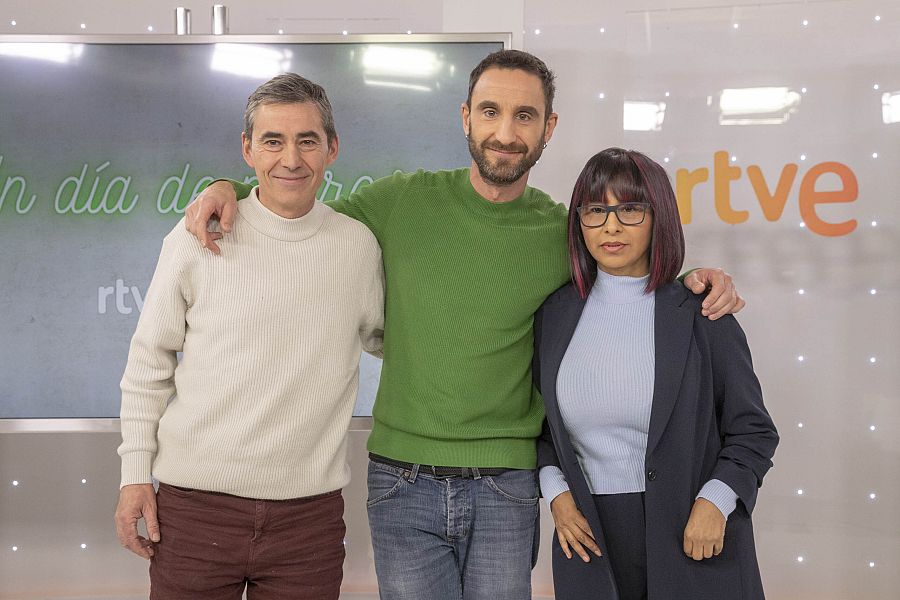 Santiago Vidal, Dani Rovira y Eli Hinojosa