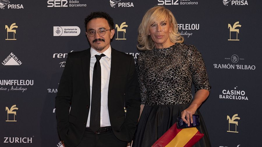 César Vallejo i María Eizaguirre, al photocall dels Premis Ondas 2023