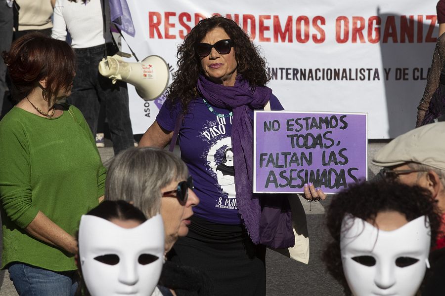 Manifestación del 25N en Murcia
