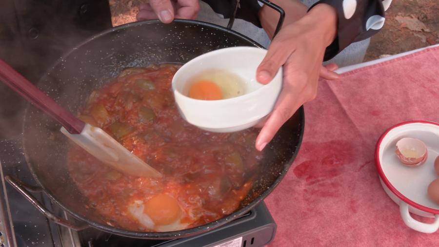 Ahora o Nunca | Receta de pisto con huevo