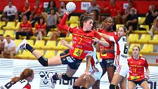 La lateral izquierdo Ester Somaza, jugadora del KH-7 Granollers