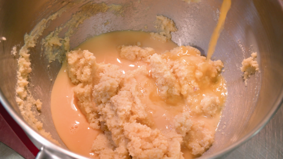 Mezclamos los ingredientes