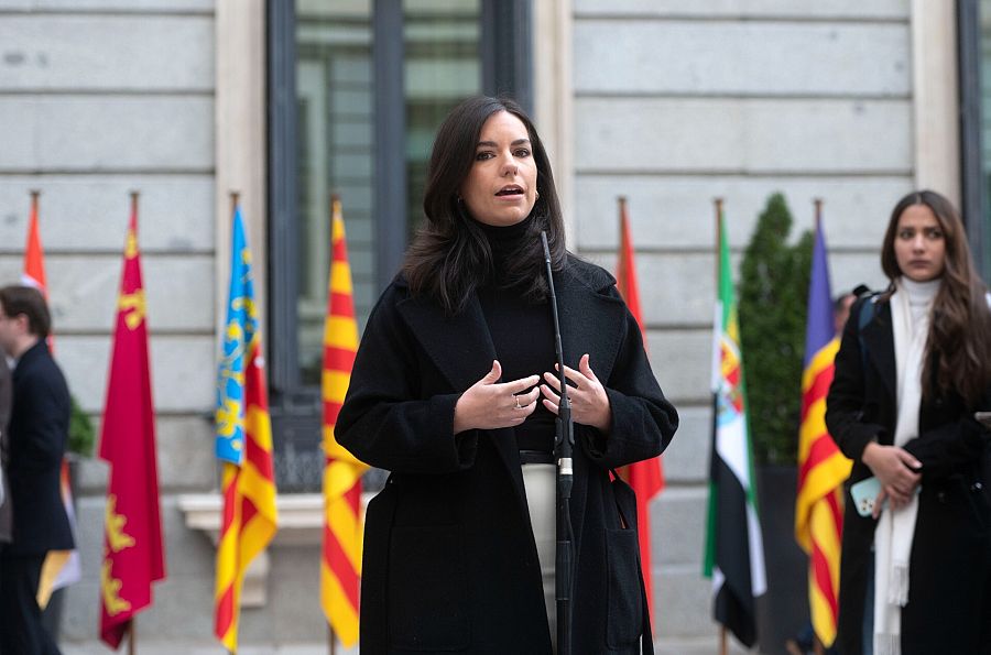 Mejores imágenes Día de la Constitución: La portavoz de Vox en el Congreso, Pepa Millán