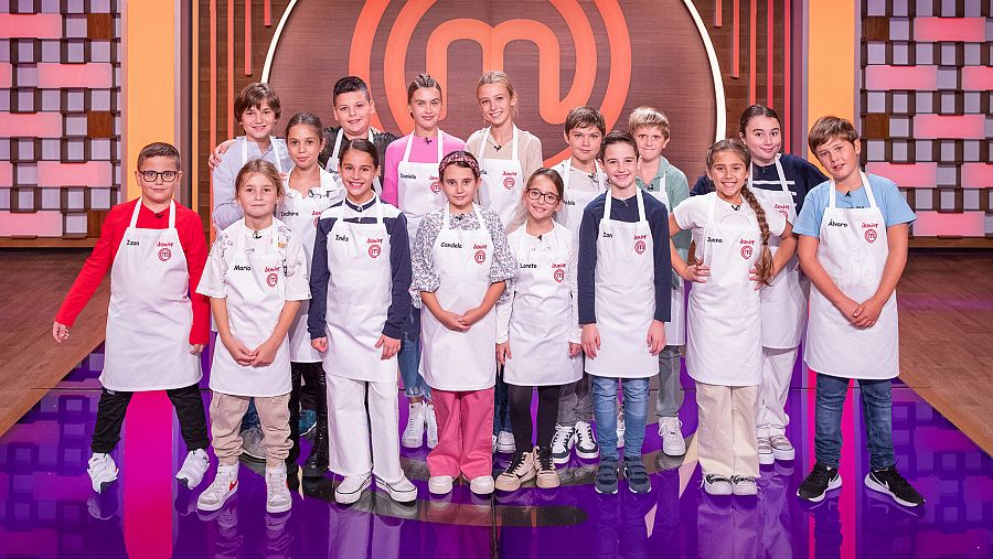  Los 16 jóvenes aspirantes a chefs de la décima temporada de 'MasterChef Junior'