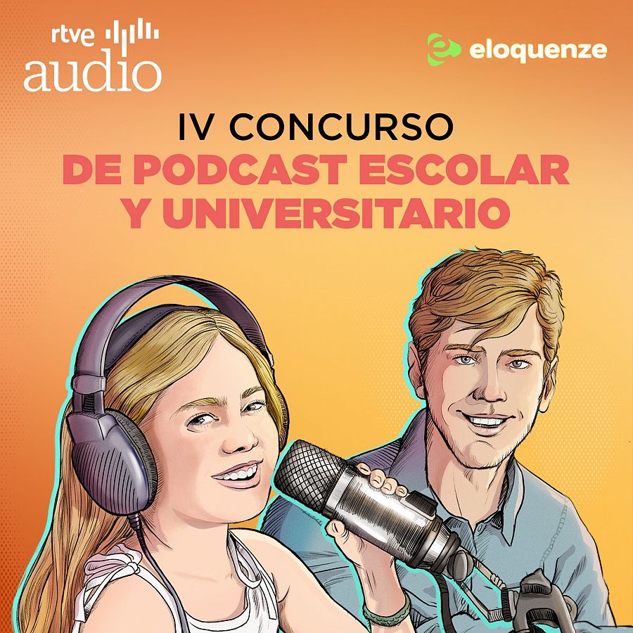 Cartel del IV Concurso de Podcast Escolar y Universitario