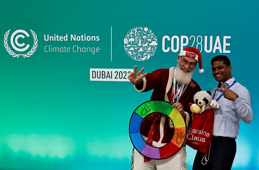 SustainaClaus, el Santa Claus ecologista de la cumbre del clima