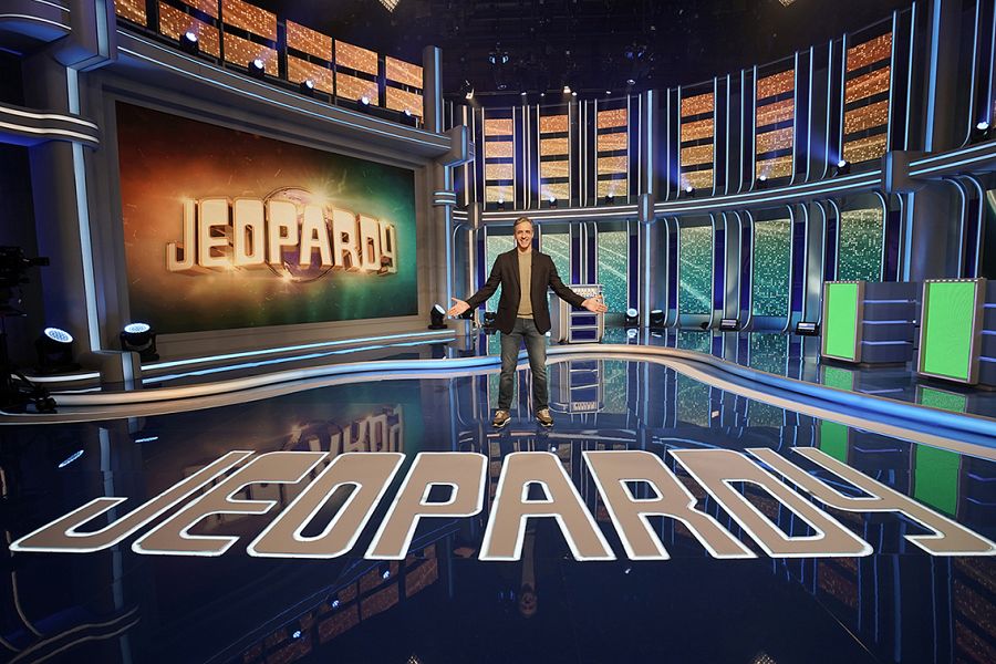  Paco de Benito, en el plató de 'Jeopardy'