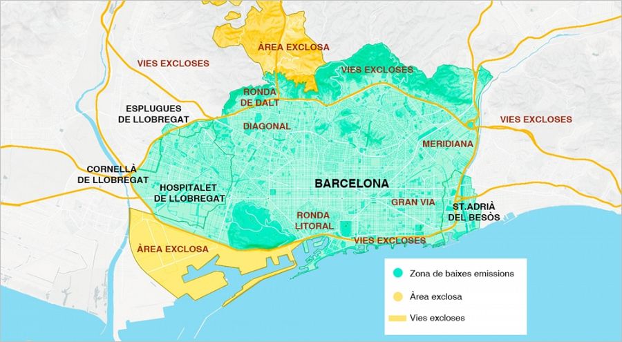 Zona de Bajas Emisiones en 2024: ¿cómo funciona en Barcelona?