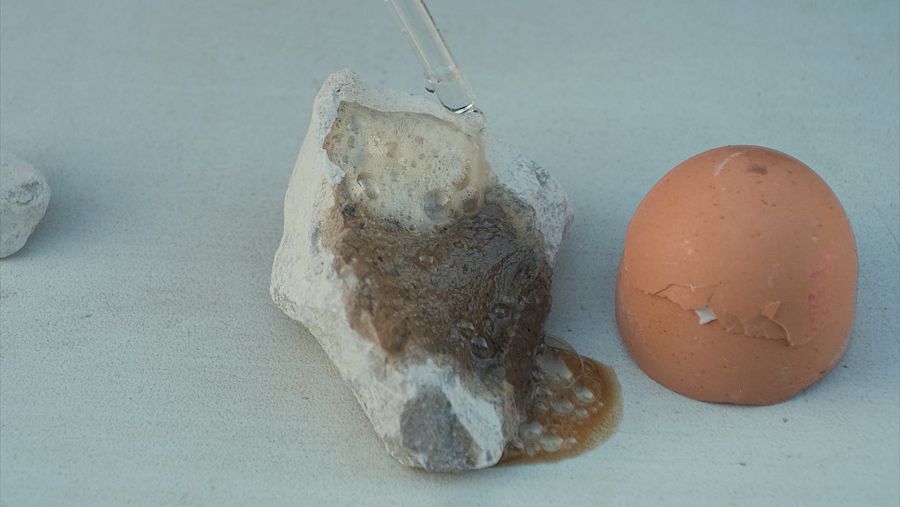 La cascara del huevo es más resistente que la roca caliza