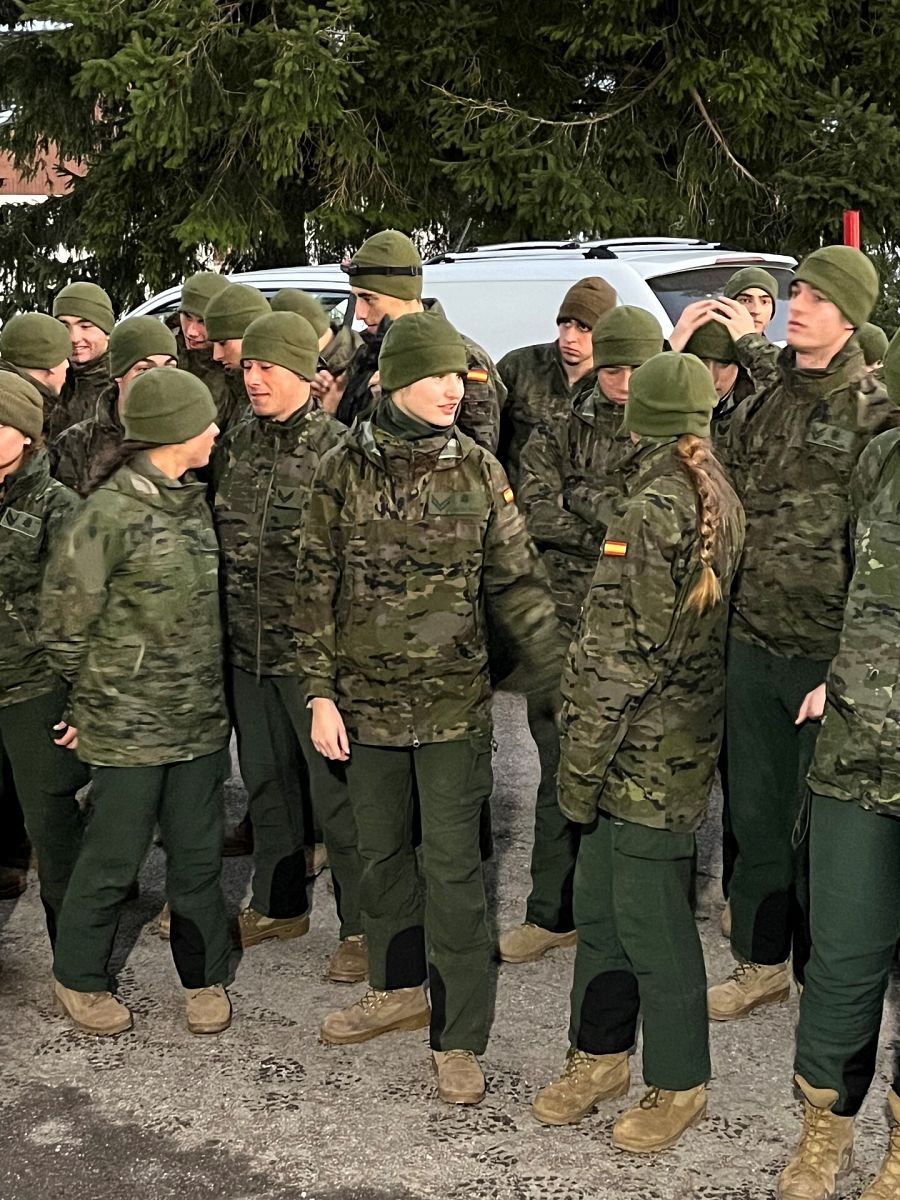 La princesa Leonor participa en ejercicios de montaña en el Pirineo