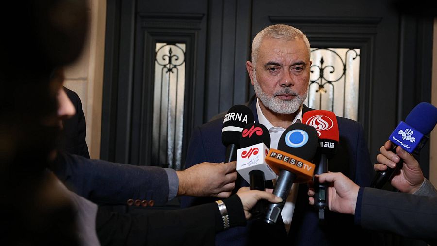 El líder político de Hamás, Ismail Haniyeh