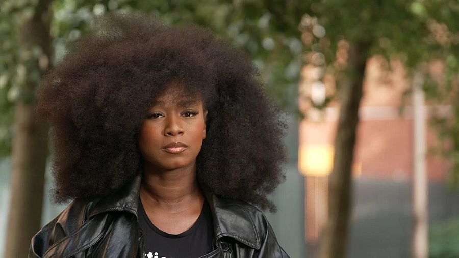 Assa Traoré, hermana de Adama Traoré.