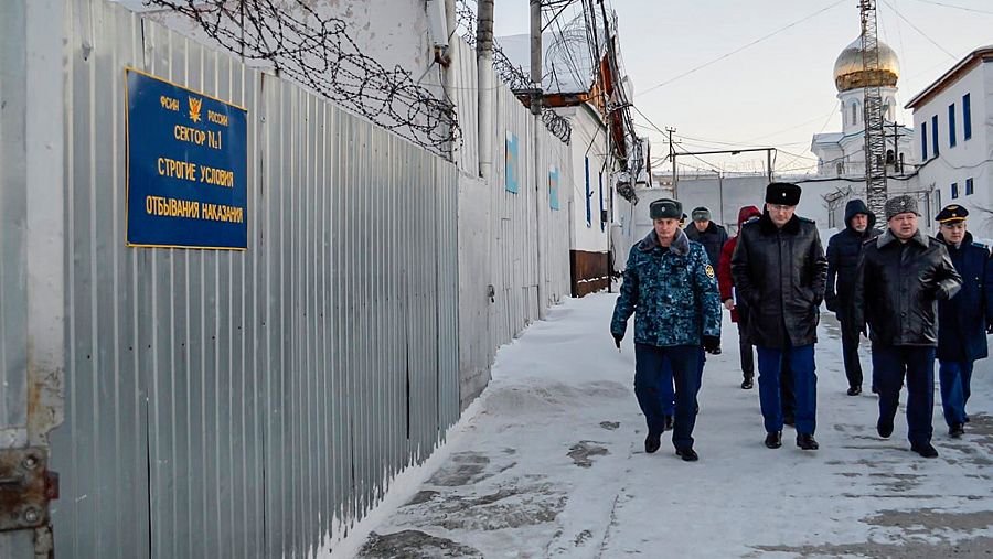 Imagen de archivo del exterior de la colonia penitenciaria de Jarp, en el Ártico ruso.