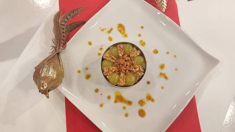 Receta de ensalada de lombarda para estas navidades del chef Sergio Fernández
