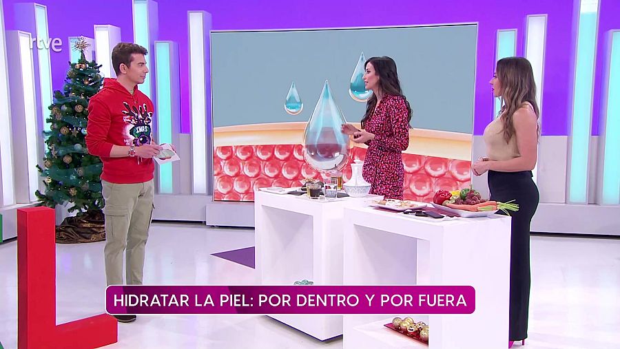 Natalia Jiménez y Paloma Quintana en Saber Vivir hablando de cuidarnos la piel por dentro y por fuera