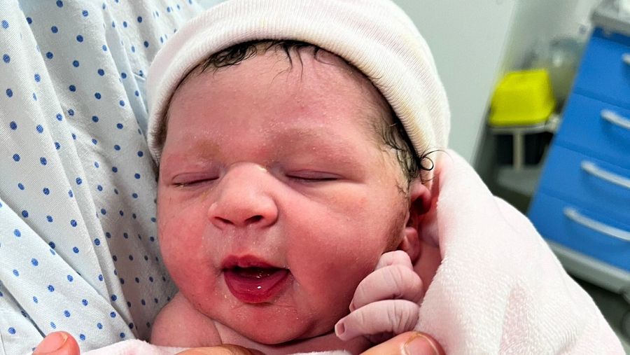 La Inass ha nascut a les 1.22 hores a l¿Hospital Sant Joan de Déu de Manresa