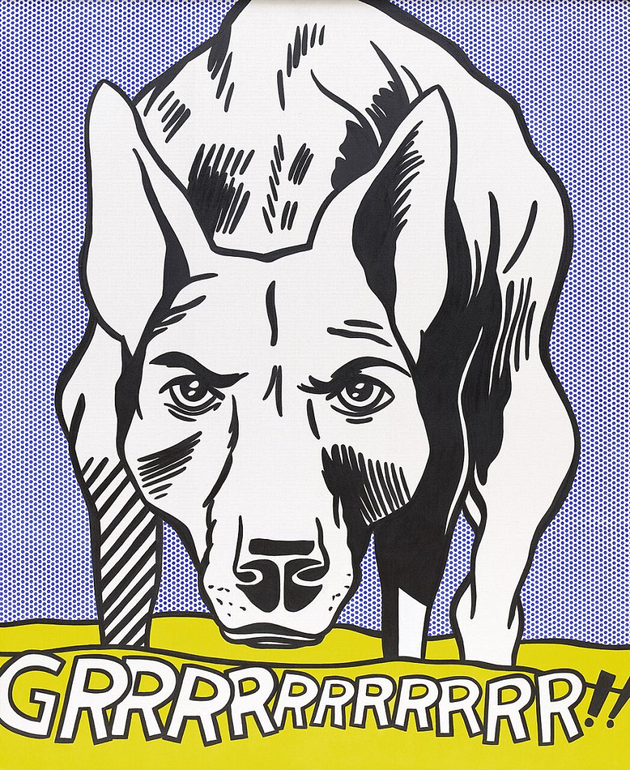 Grrrrrrrrrrr!! (1965) de Roy Lichtenstein