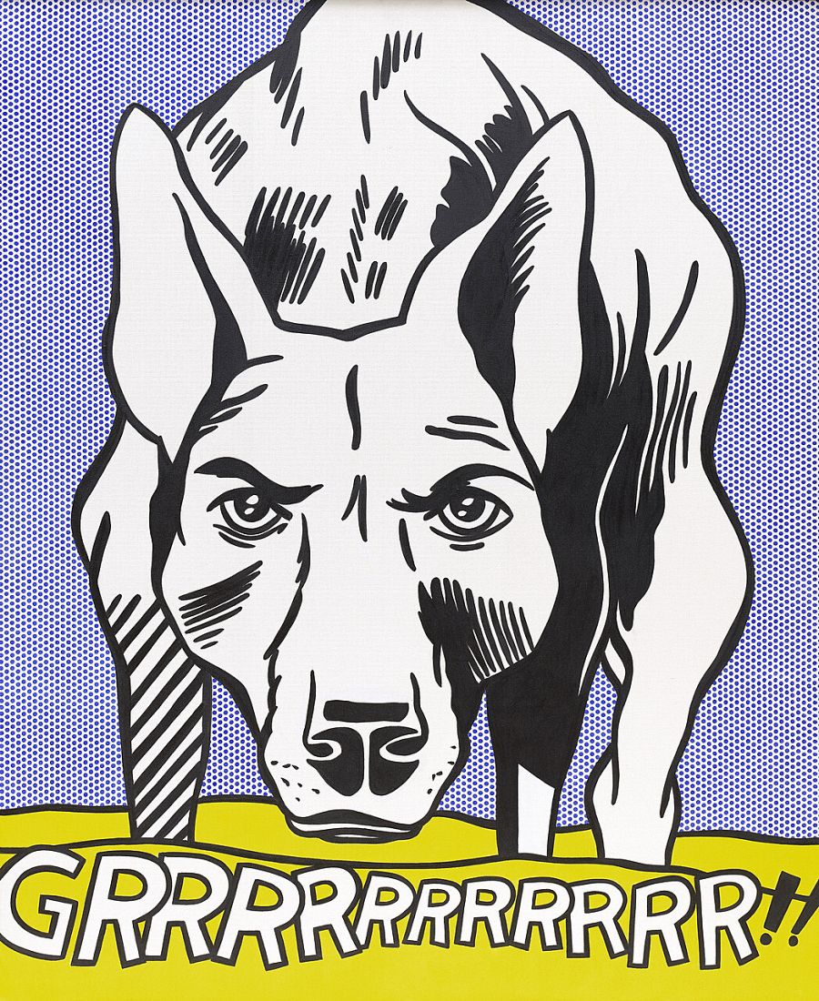 Grrrrrrrrrrr!! (1965) de Roy Lichtenstein