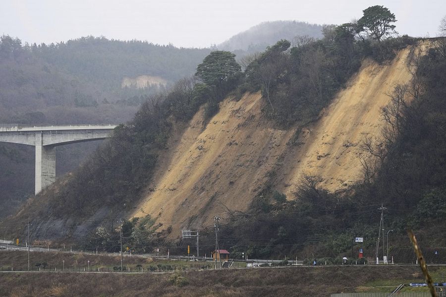 Deslizamientos de tierra causados por el terremoto en Suzu, Ishikawa