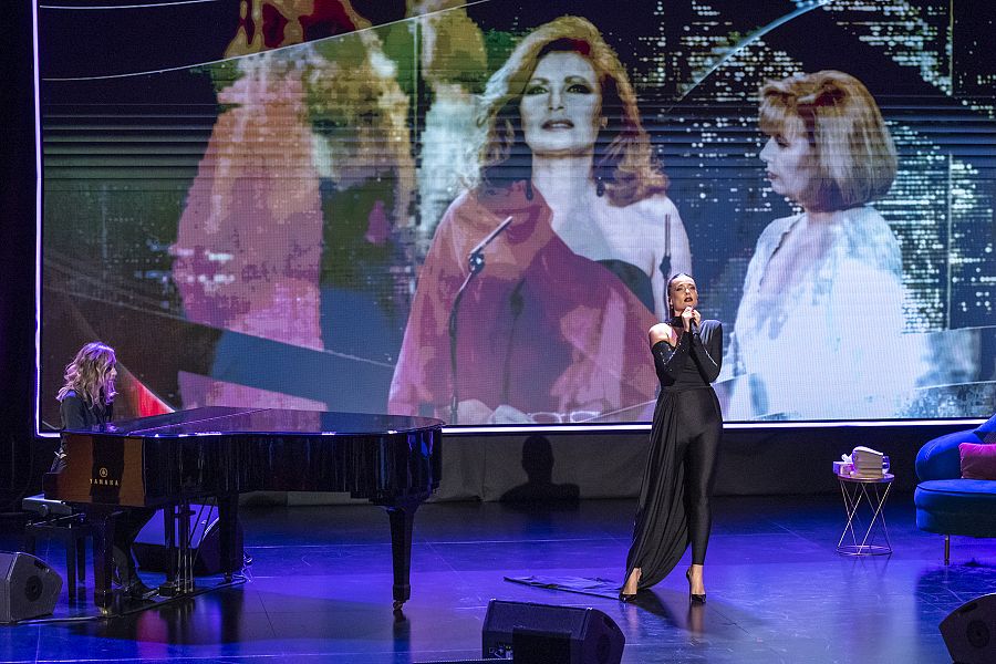 Lorena Gómez en esta la gala homenaje a M Teresa Campos