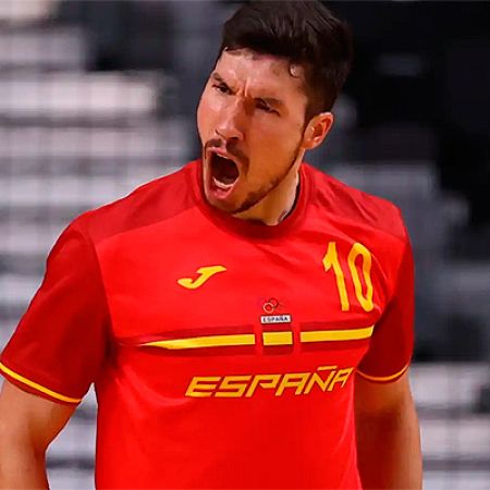 Alex Dujshebaev, jugador de España.