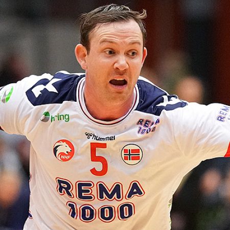 Sander Sagosen, jugador de Noruega.
