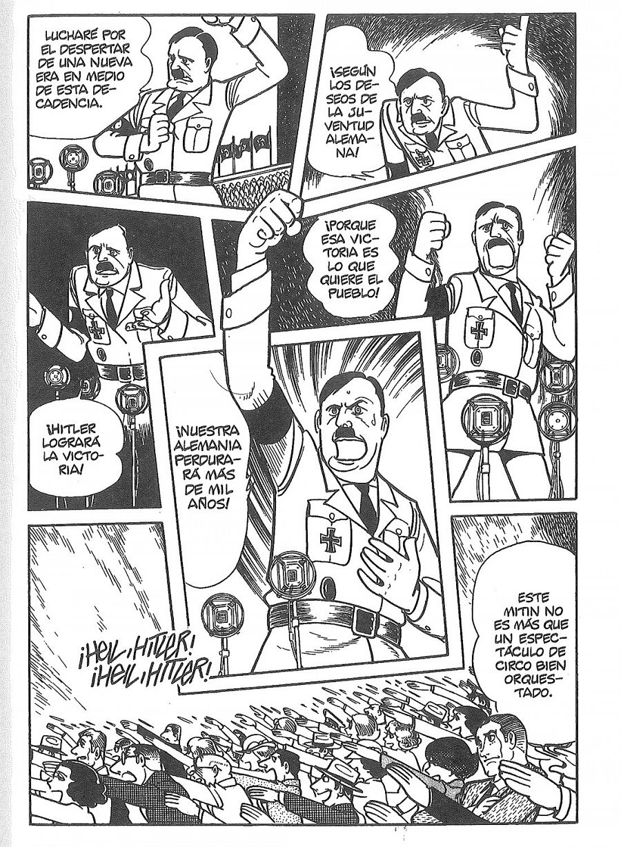 Página de 'Adolf', de Osamu Tezuka