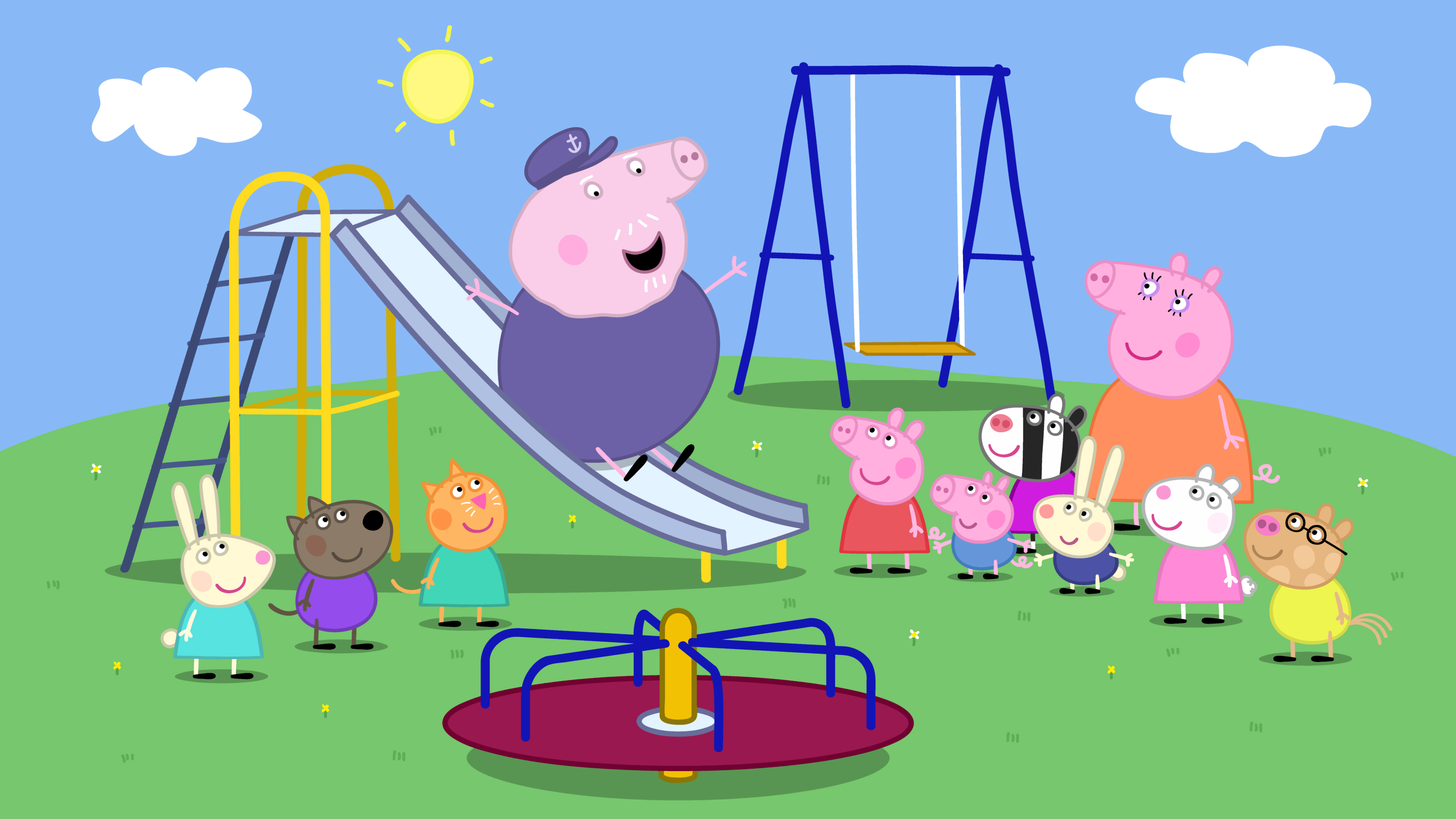 Свинка пеппа что делают дети. Свинка Пеппа цирк. Друзья свинки Пеппы в инвалидном кресле. �� Live! New Peppa Pig Tales Live 24/7 🐷 brand New Episodes 🐷 Family Kids cartoons Livestream!.