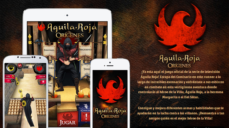 Águila Roja' estrena su videojuego para móviles y tabletas 