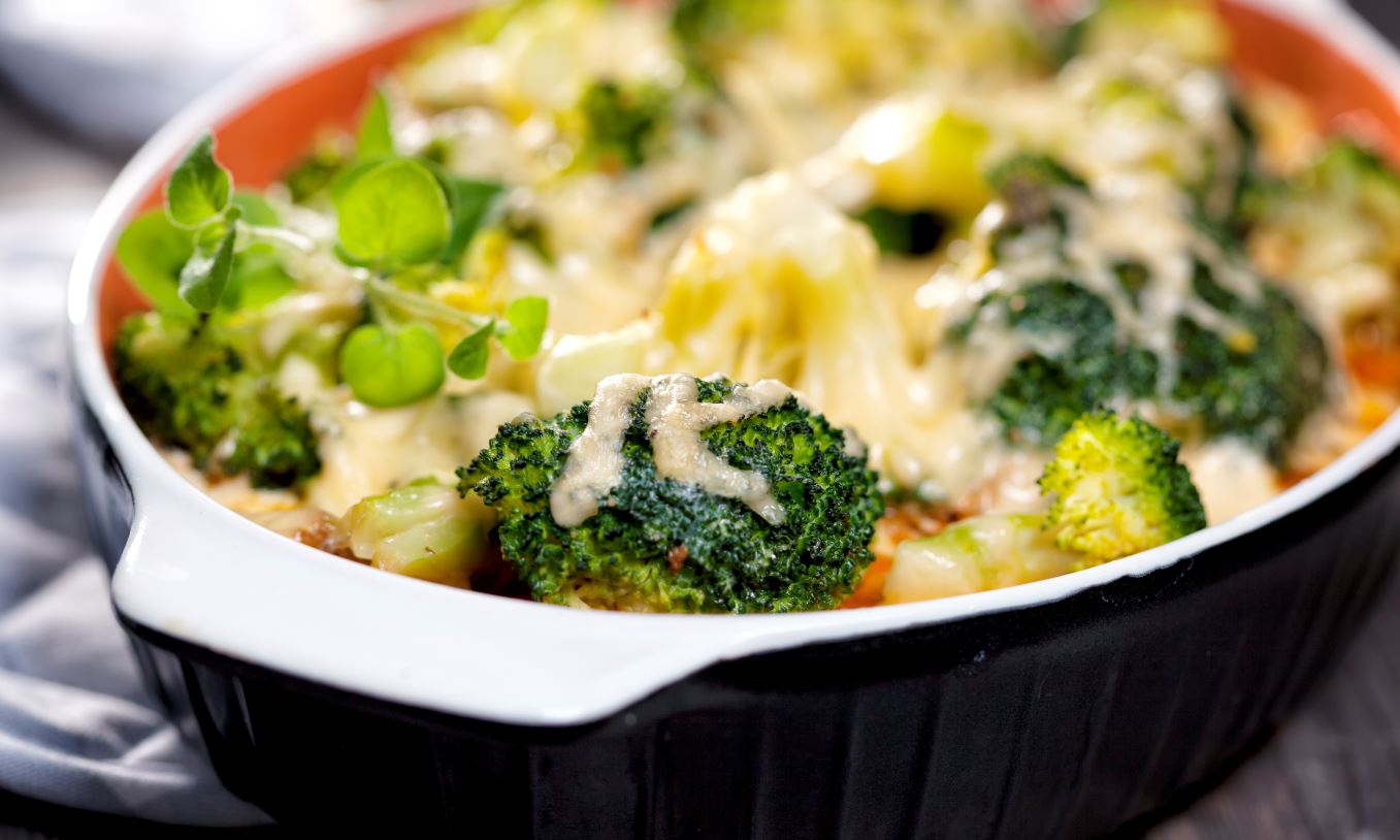 Receta de brócoli y coliflor al horno y deliciosa 