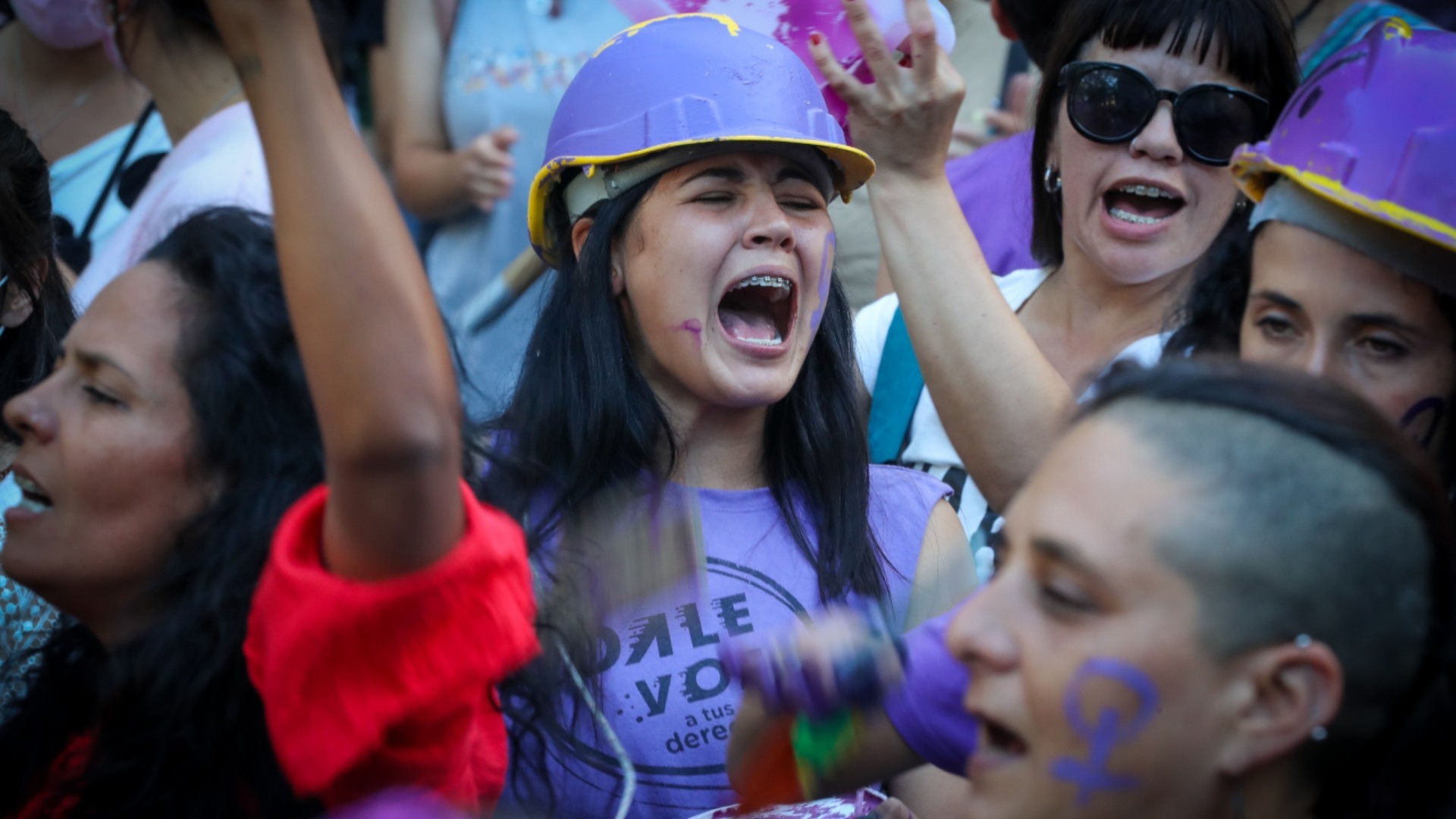 Exclusión acoplador Permanecer de pié Manifestación contra la "cultura de la violación" en Uruguay