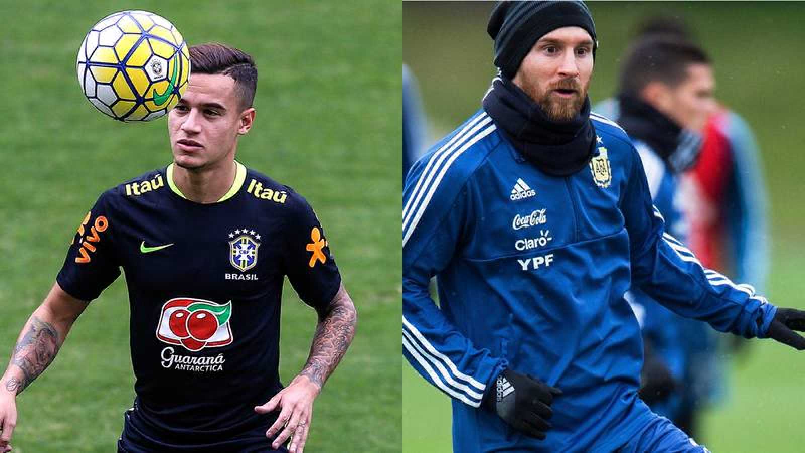 Brasil y Argentina preparan el Mundial ante Rusia e Italia