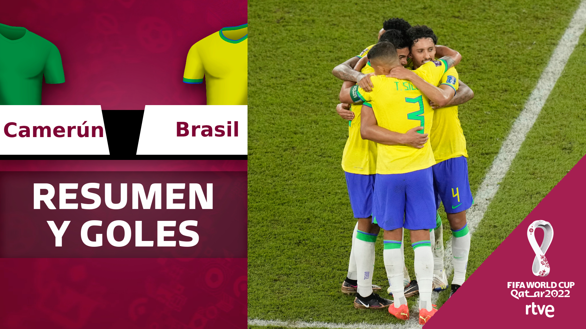 Chimenea Detener altavoz Camerún - Brasil: resumen, resultado y goles | Mundial 2022