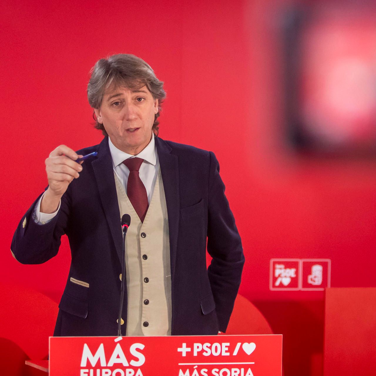 Carlos Martínez, alcalde de Soria, ironiza: “He pasado de ser el más crítico con Sánchez a ser el favorito”