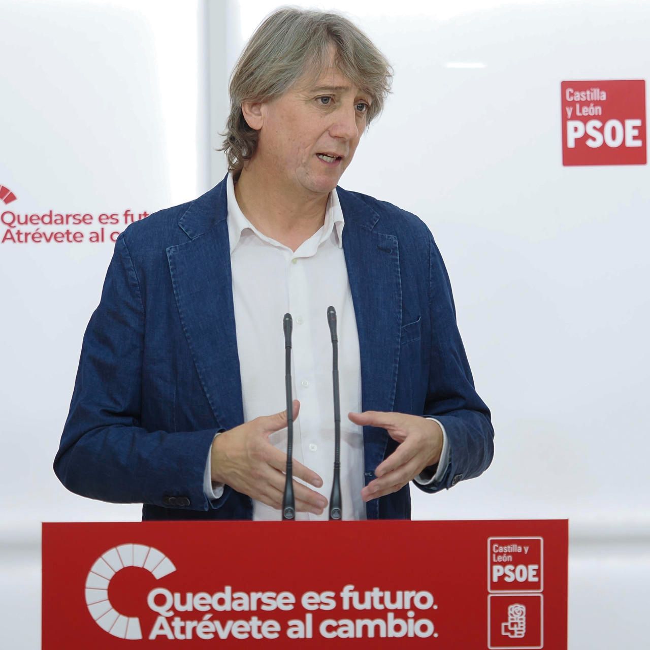 Carlos Martínez, secretario general del PSOE en Castilla y León, pide la dimisión de Mañueco y Quiñones