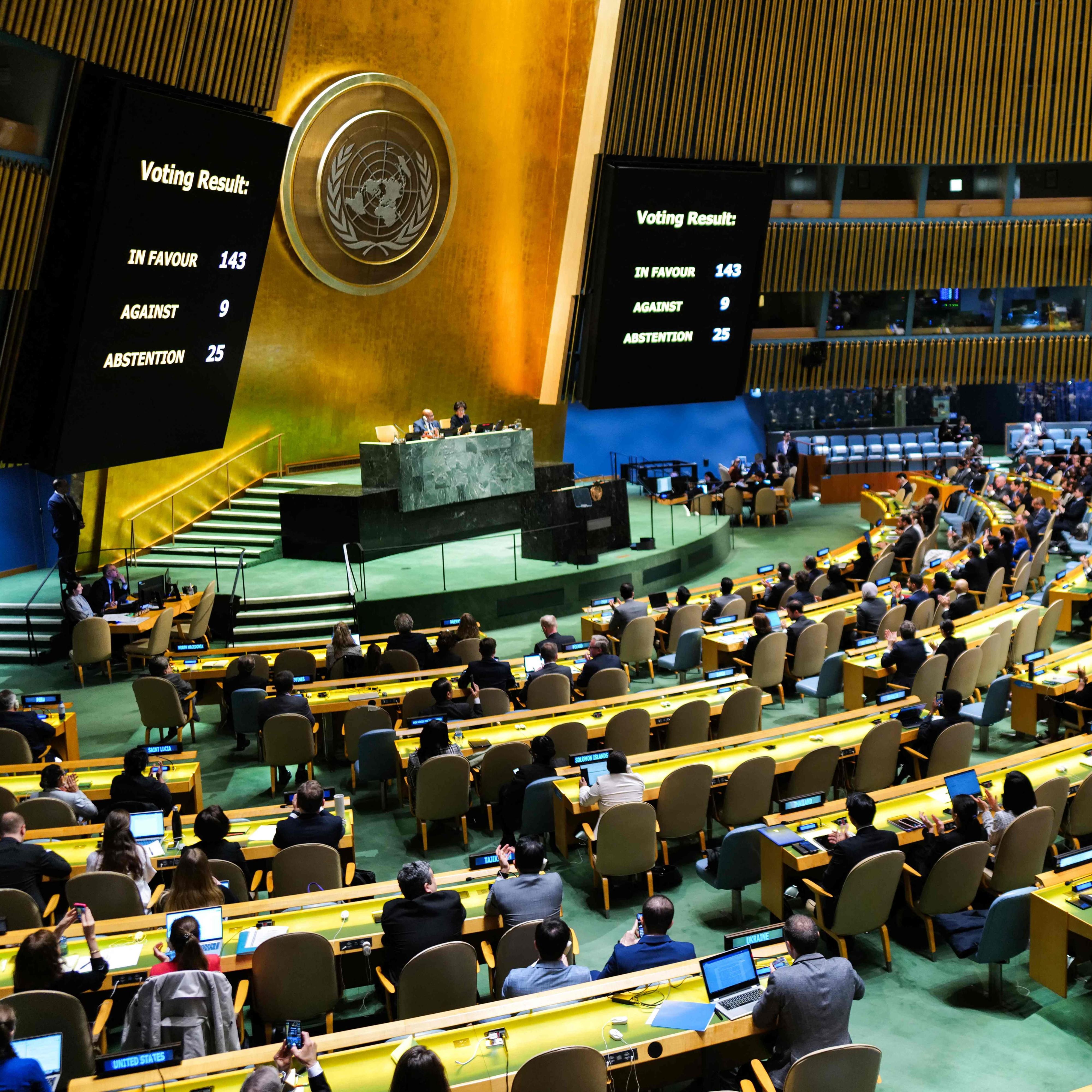 Cinco Continentes – La Asamblea General de la ONU respalda mayoritariamente a Palestina