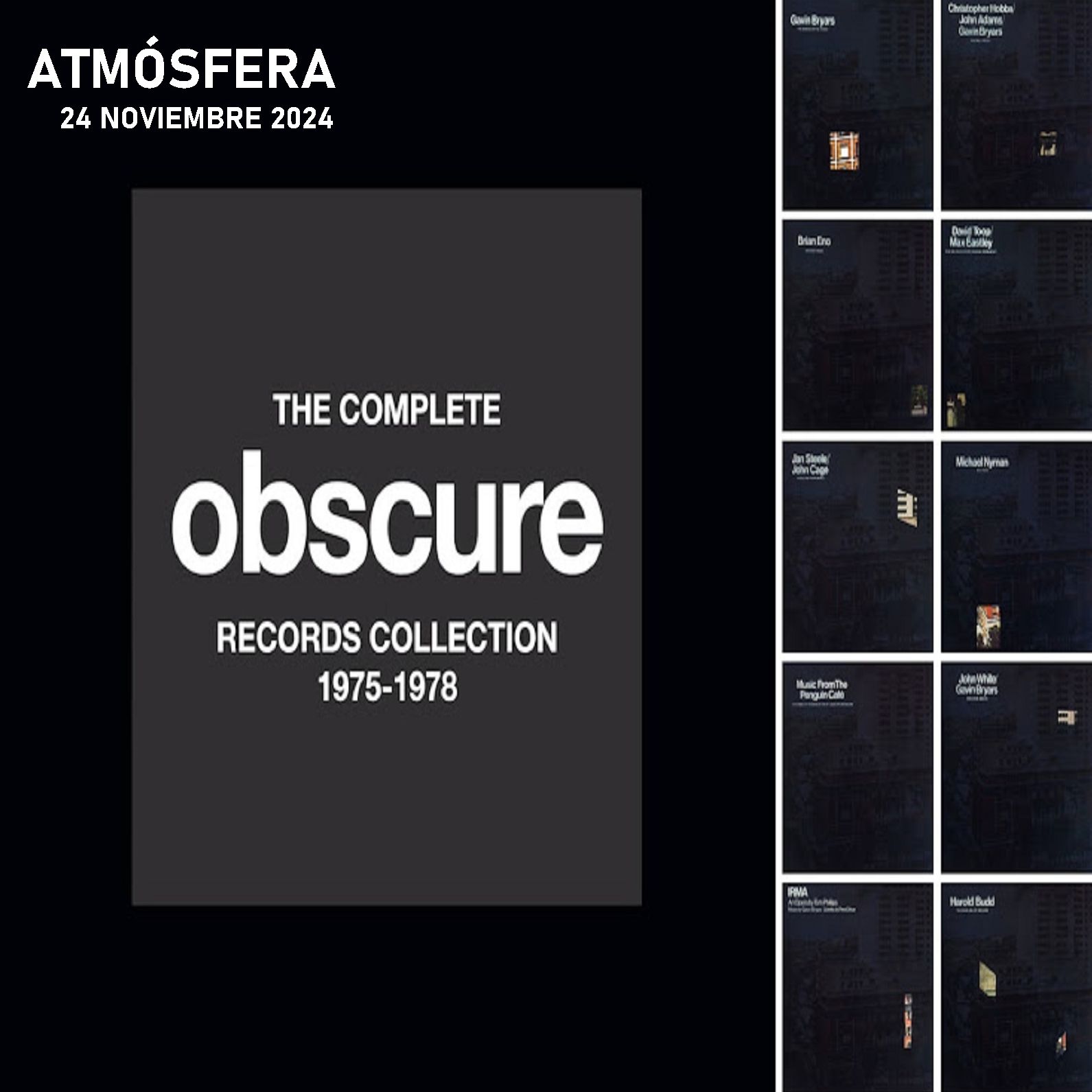 Atmósfera - The Complete Obscure Records Collection - 24/11/24