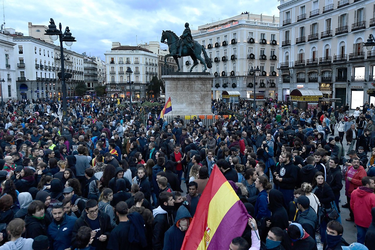 Protestas En Madrid En Apoyo A Los Presos Políticos Rtvees 7740